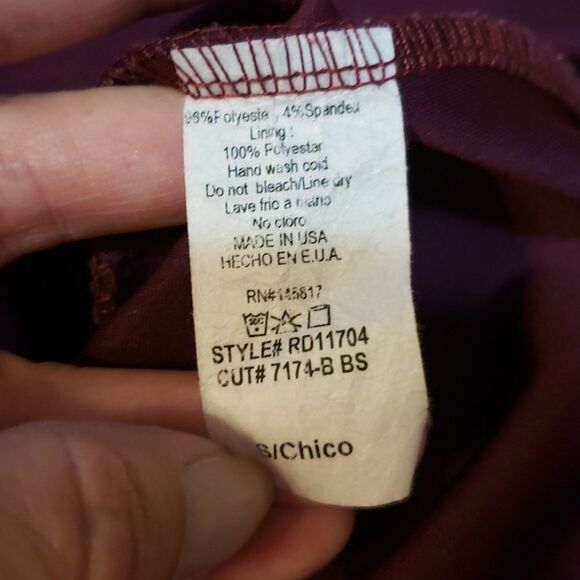 Fashion Nova Dress, Burgundy Dress - Picture 4 of 8